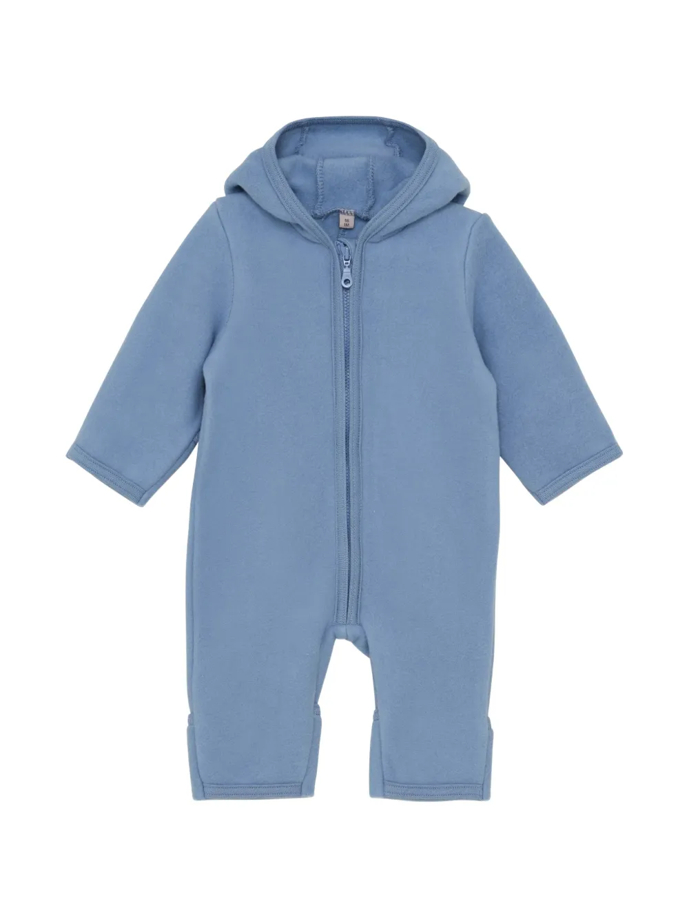 HUTTEliHUT ear-detail hooded jumpsuit - Blu