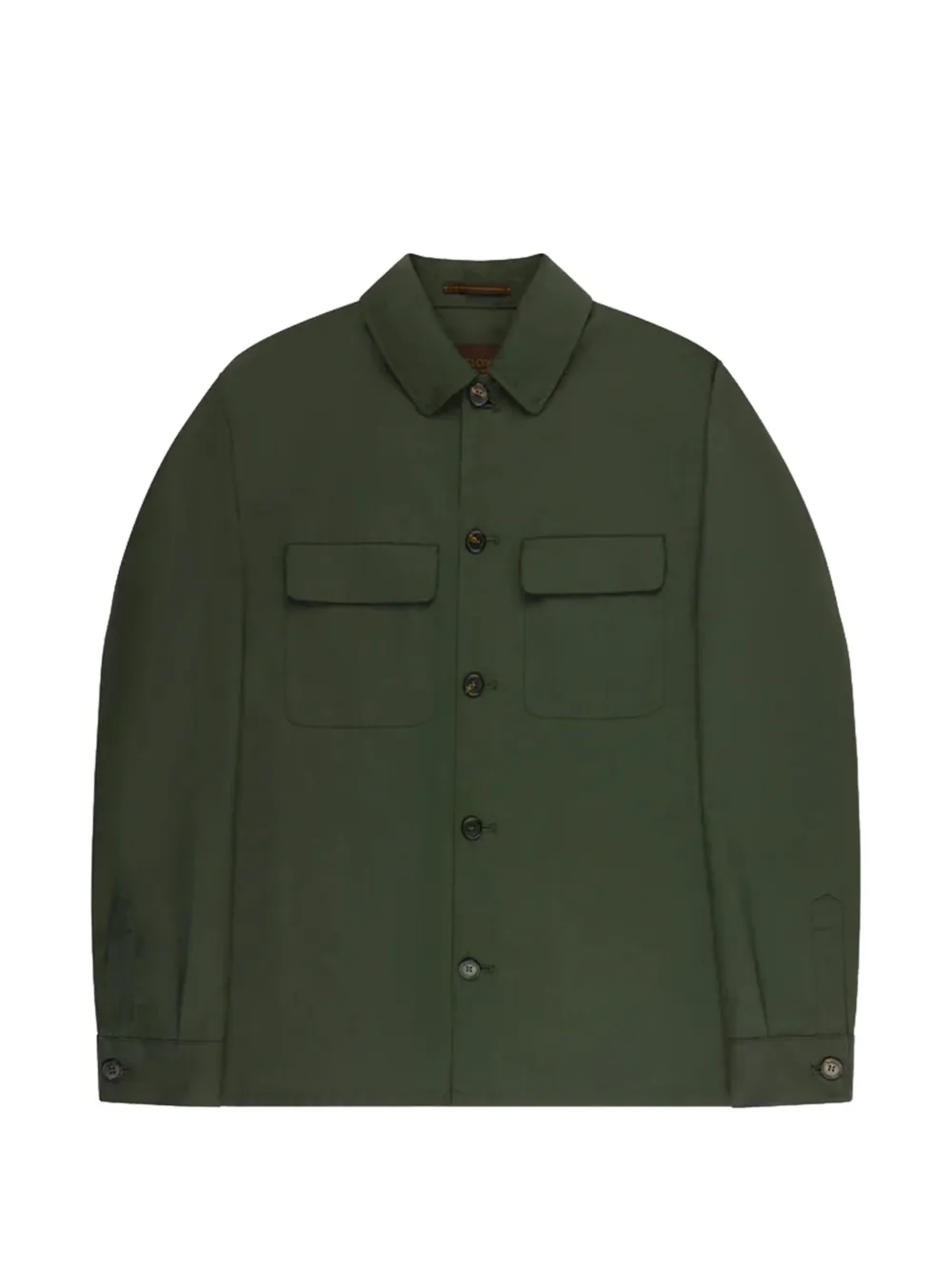 Incotex chest-pocket shirt jacket - Verde