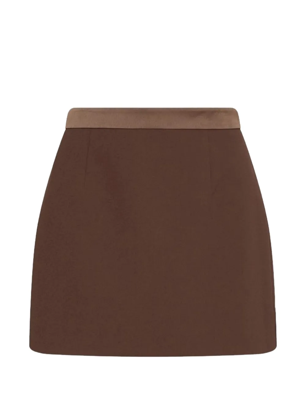 Marella Minigonna svasata - Marrone