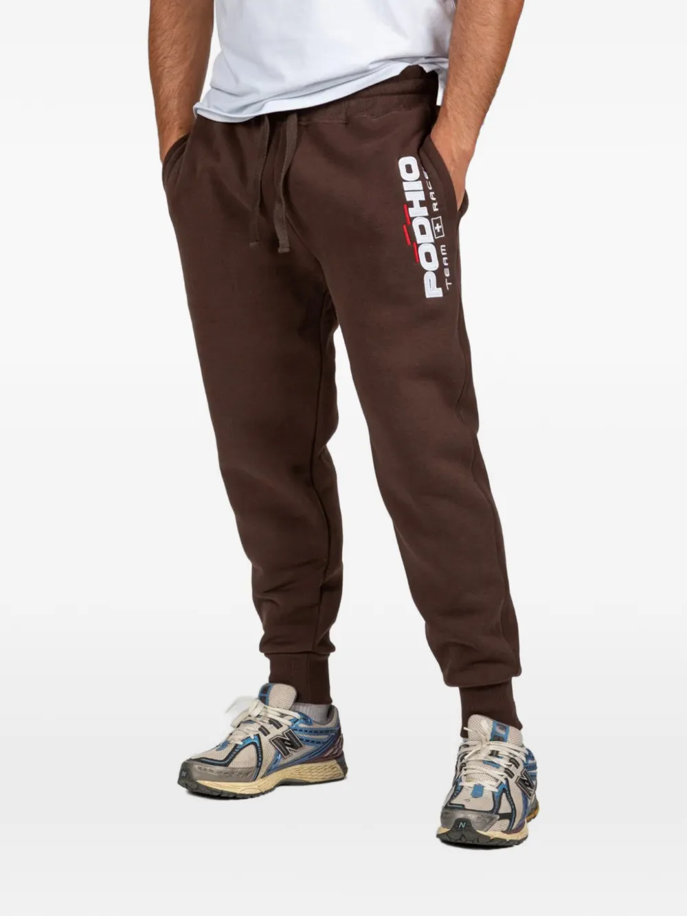 PODHIO drawstring trousers - Marrone