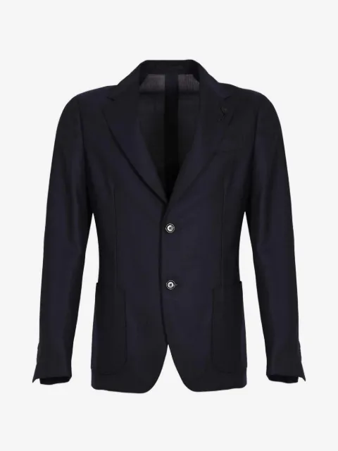 Lardini single-breasted wool blazer