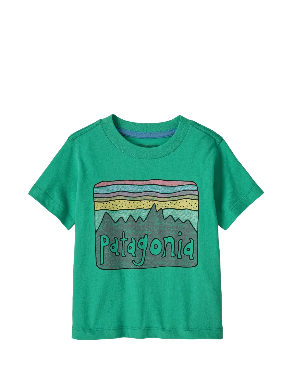 Patagonia Kids graphic T-shirt - Verde