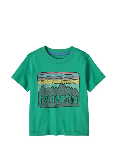 Patagonia Kids playera con motivo gráfico