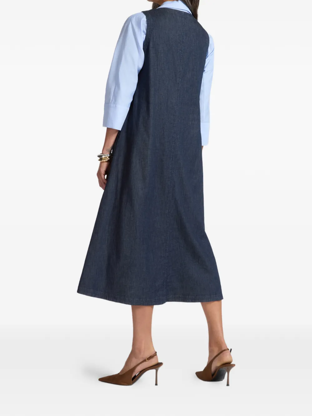  Elena Miro` A-line Dress - Blue 