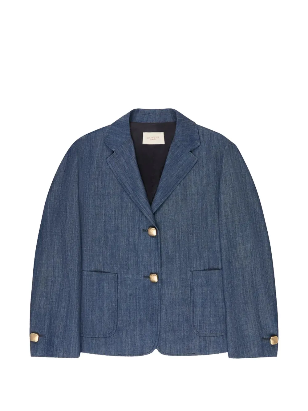 Montedoro boxy-fit denim jacket - Blu