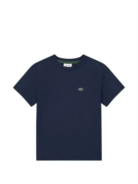 Lacoste Kids logo-detail cotton T-shirt