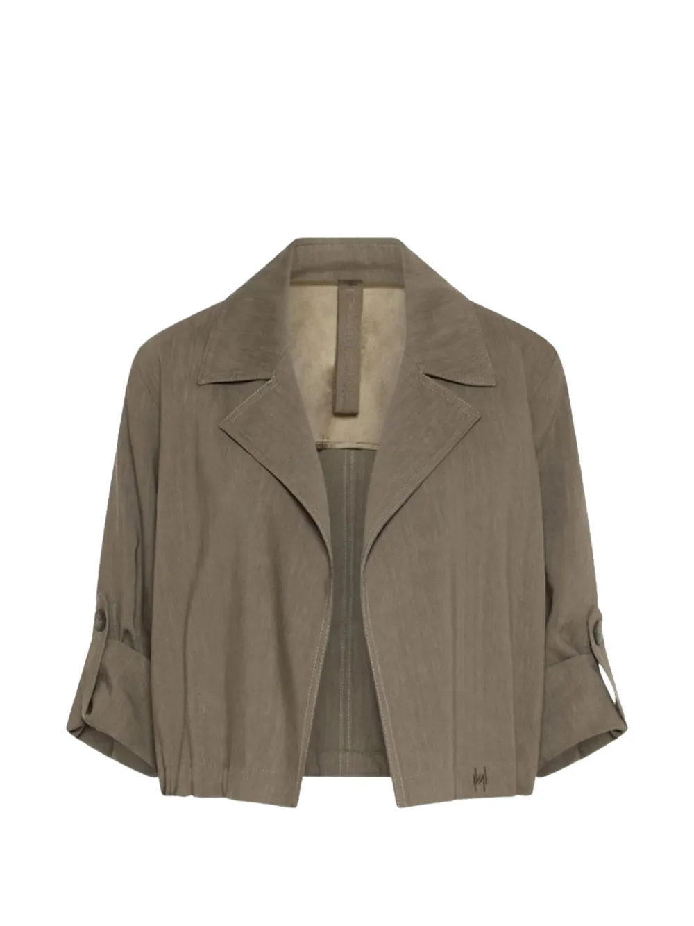 Marella linen jacket - Marrone