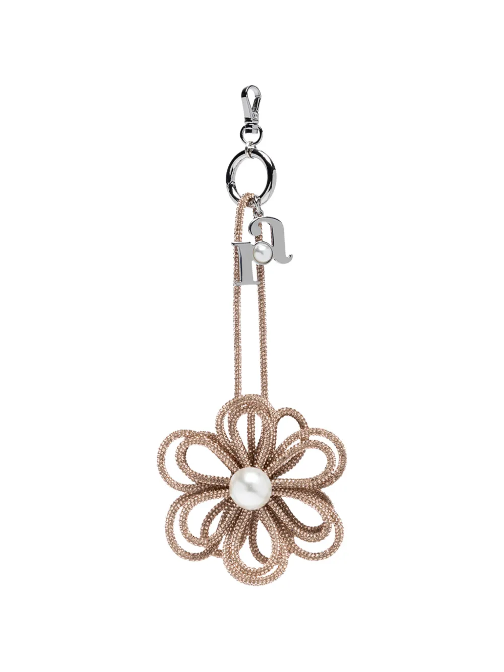 Rosantica Gaia crystal floral bag charm
