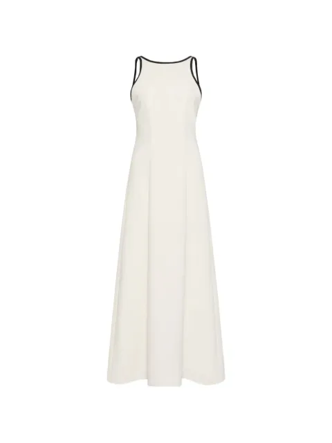 Marella bow-detail sleeveless midi dress