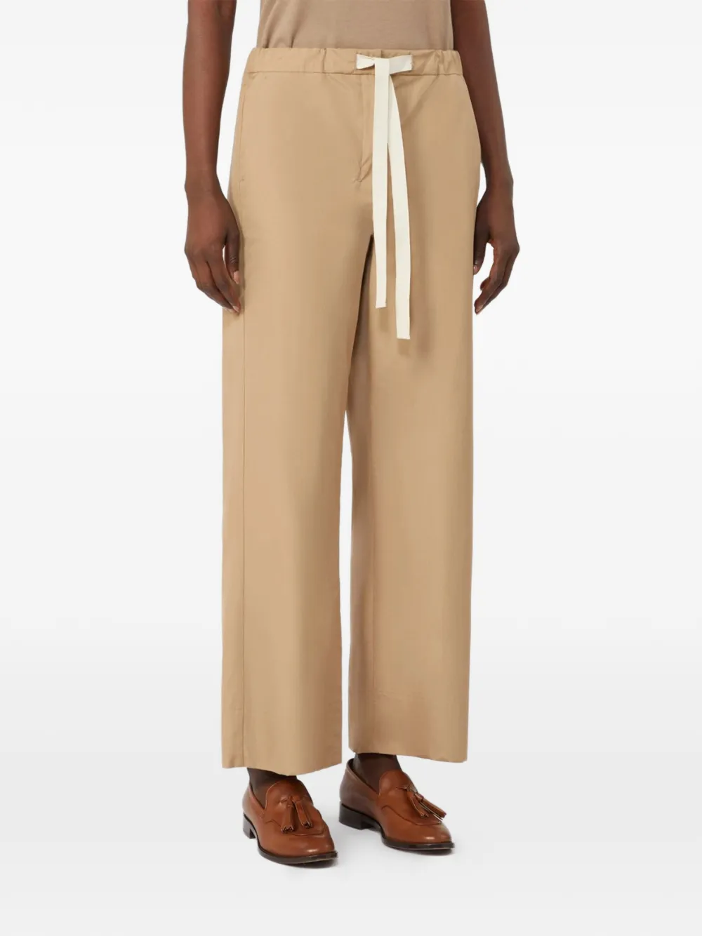  's Max Mara Drawstring Trousers - Neutrals 