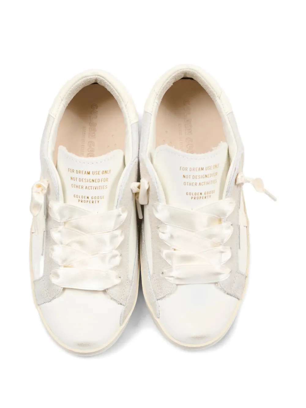 Golden Goose Kids Super-Star low-top sneakers Wit