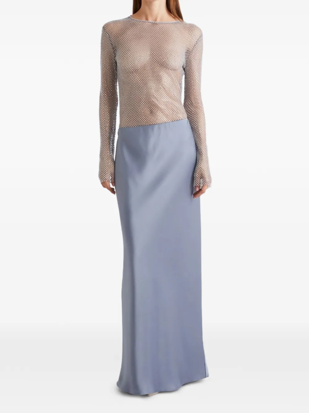 Double-Faced Maxi Skirt