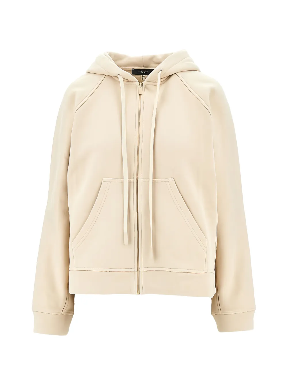 Weekend Max Mara zip-up cotton sweatshirt - Toni neutri