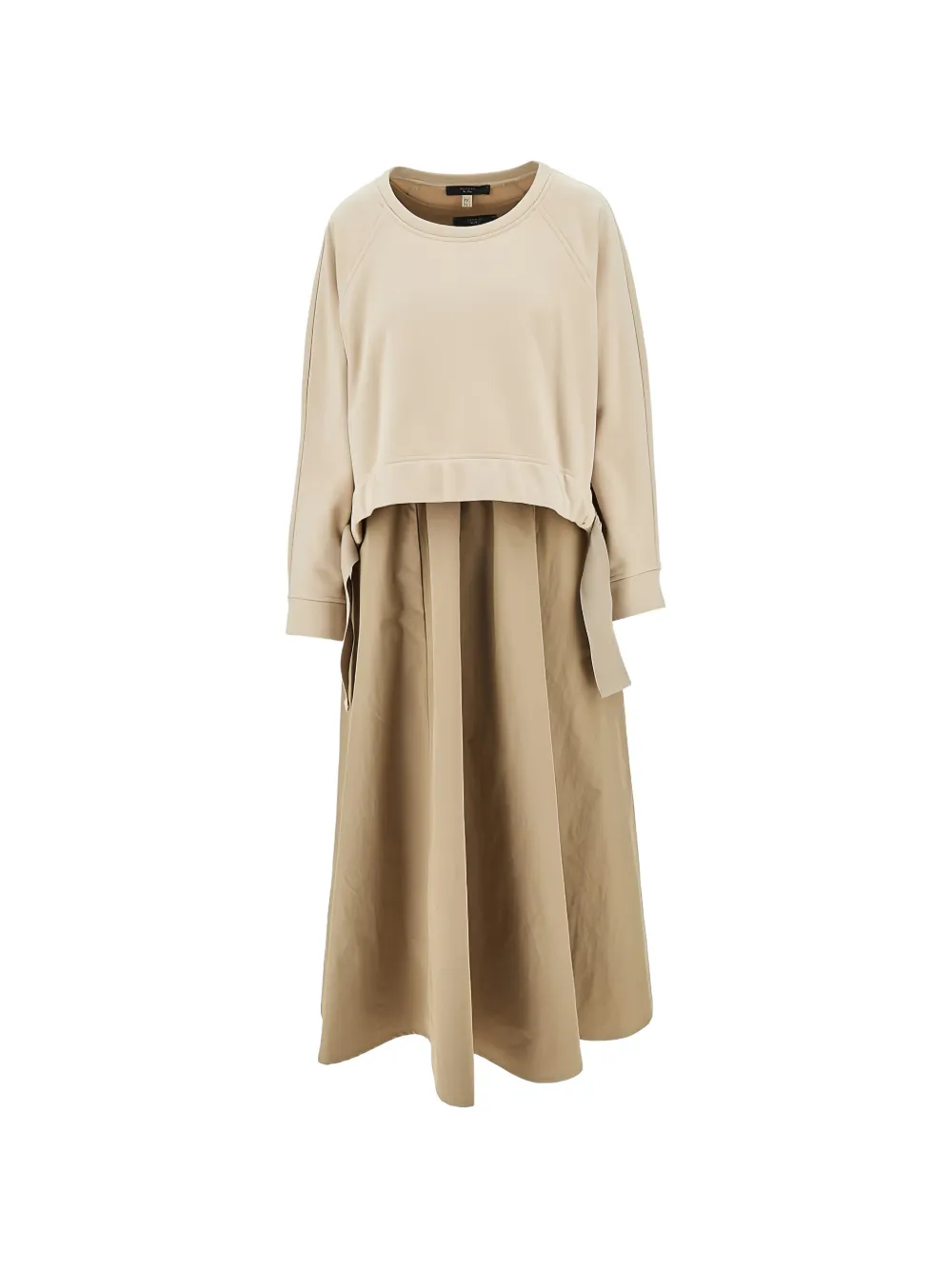 Weekend Max Mara tie waist dress - Toni neutri