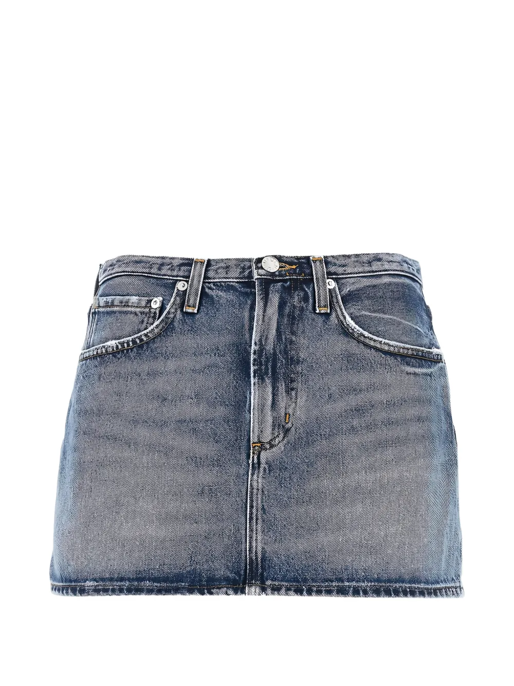 AGOLDE pocket mini skirt - Blu