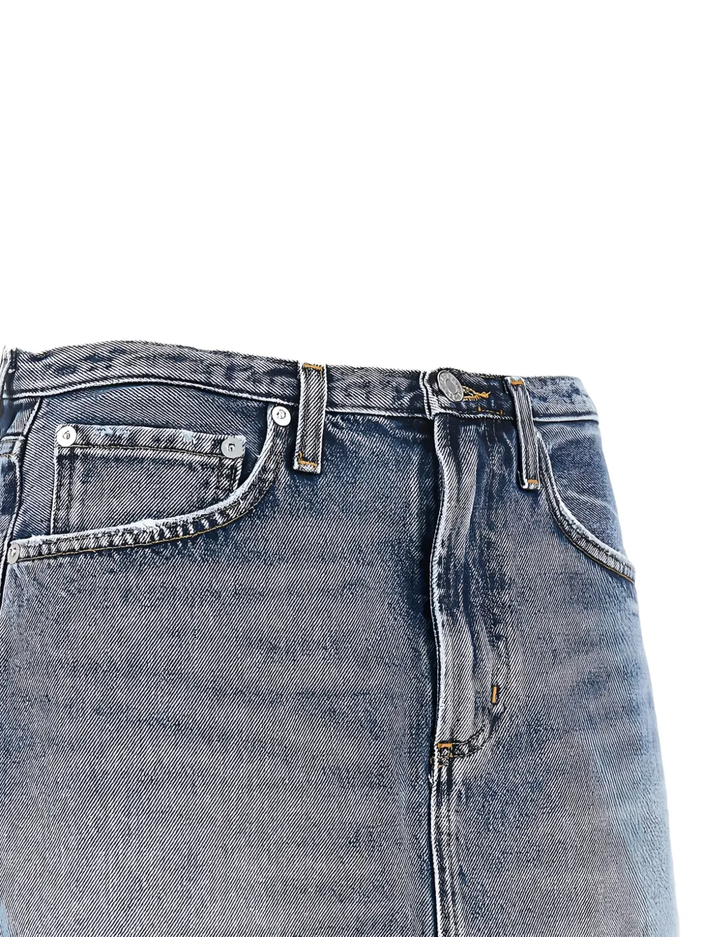  Agolde Pocket Mini Skirt - Blue 