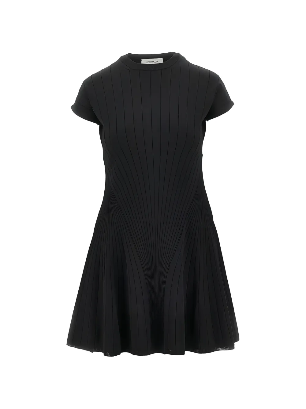 Sportmax ribbed mini dress - Nero