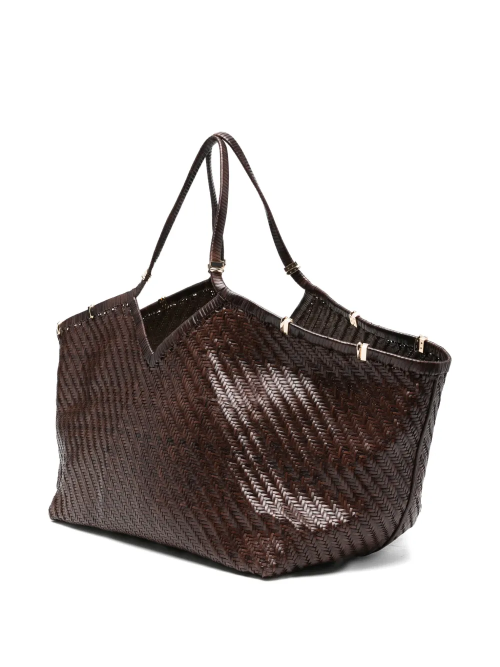  Benedetta Bruzziches Woven Shoulder Bag - Brown 