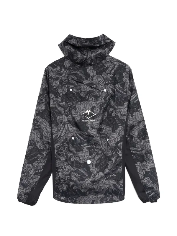 ASICS Fujitrail graphic-print Jacket | Black | FARFETCH ID