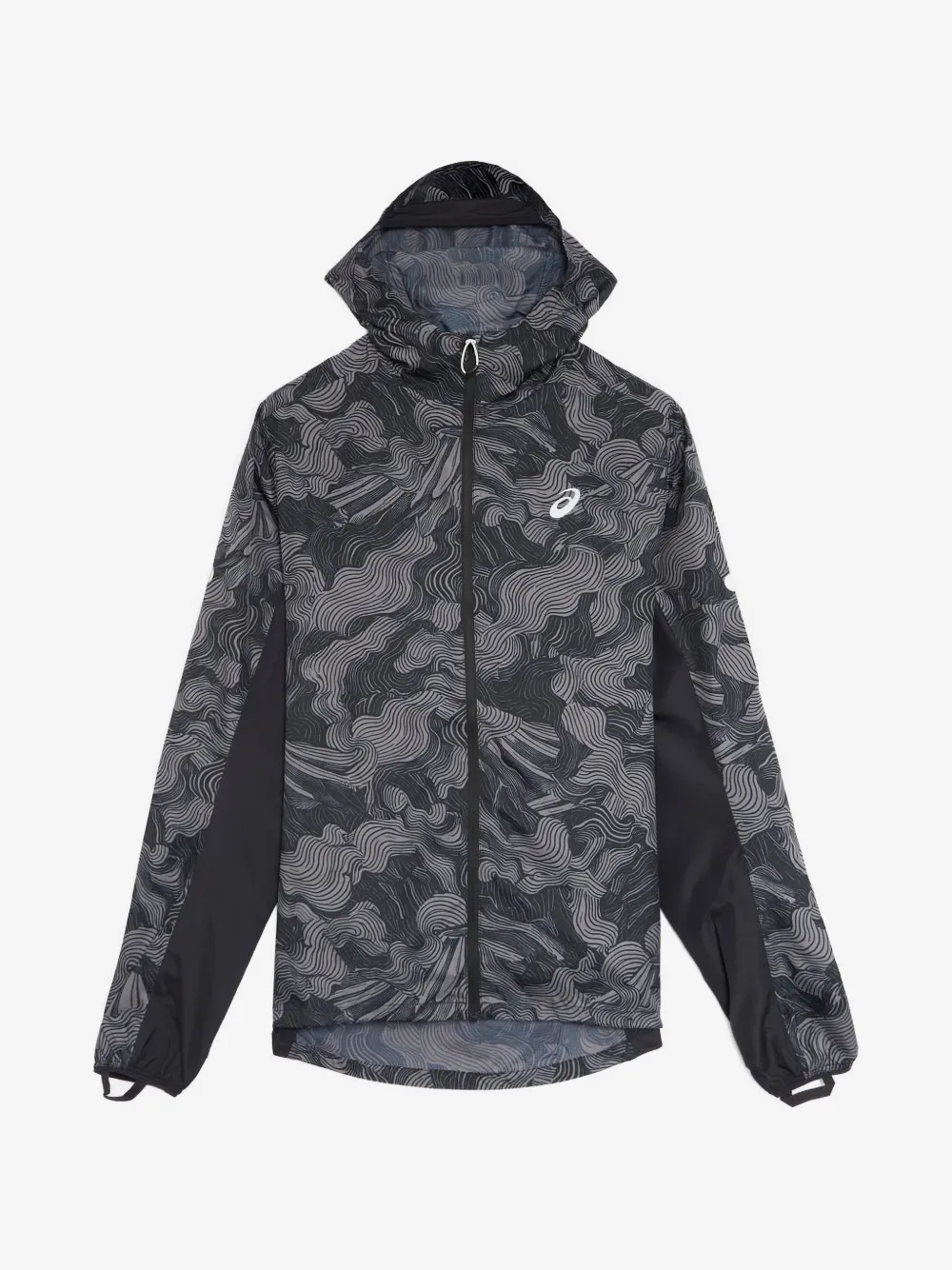 ASICS Fujitrail graphic-print jacket | Black | Image 1