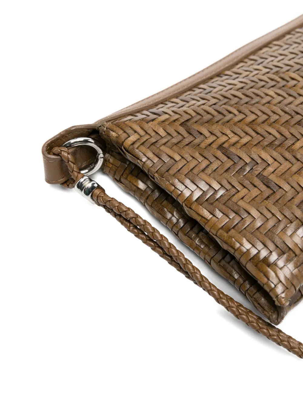 Benedetta Bruzziches Geweven crossbodytas Groen