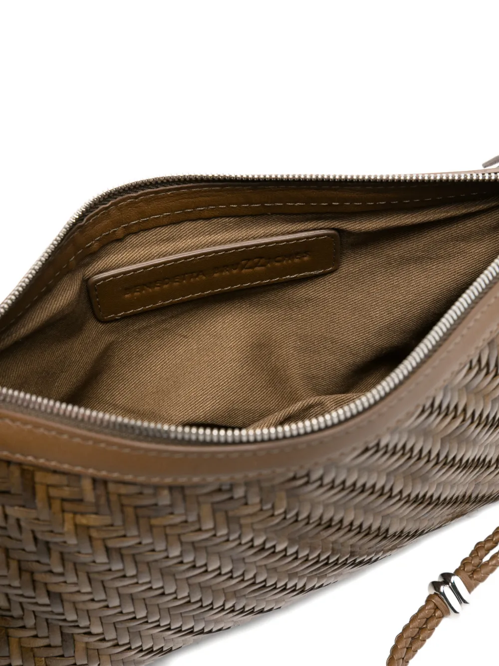 Benedetta Bruzziches Geweven crossbodytas Groen