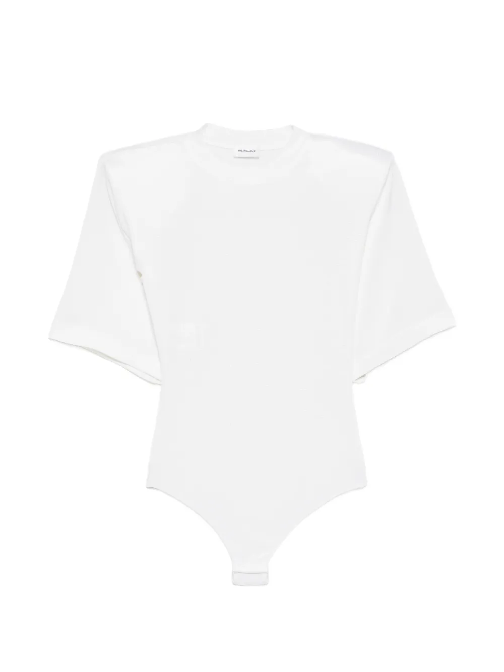 THE ANDAMANE short-sleeve bodysuit - Bianco