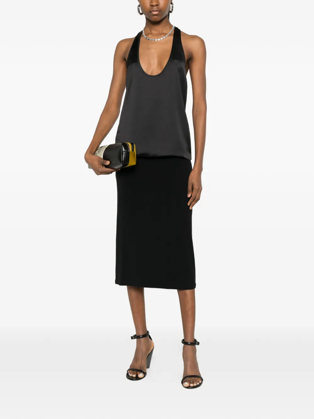  The Andamane Racerback Top - Black 