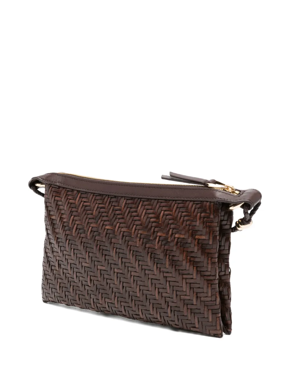  Benedetta Bruzziches Woven Cross Body Bag - Brown 