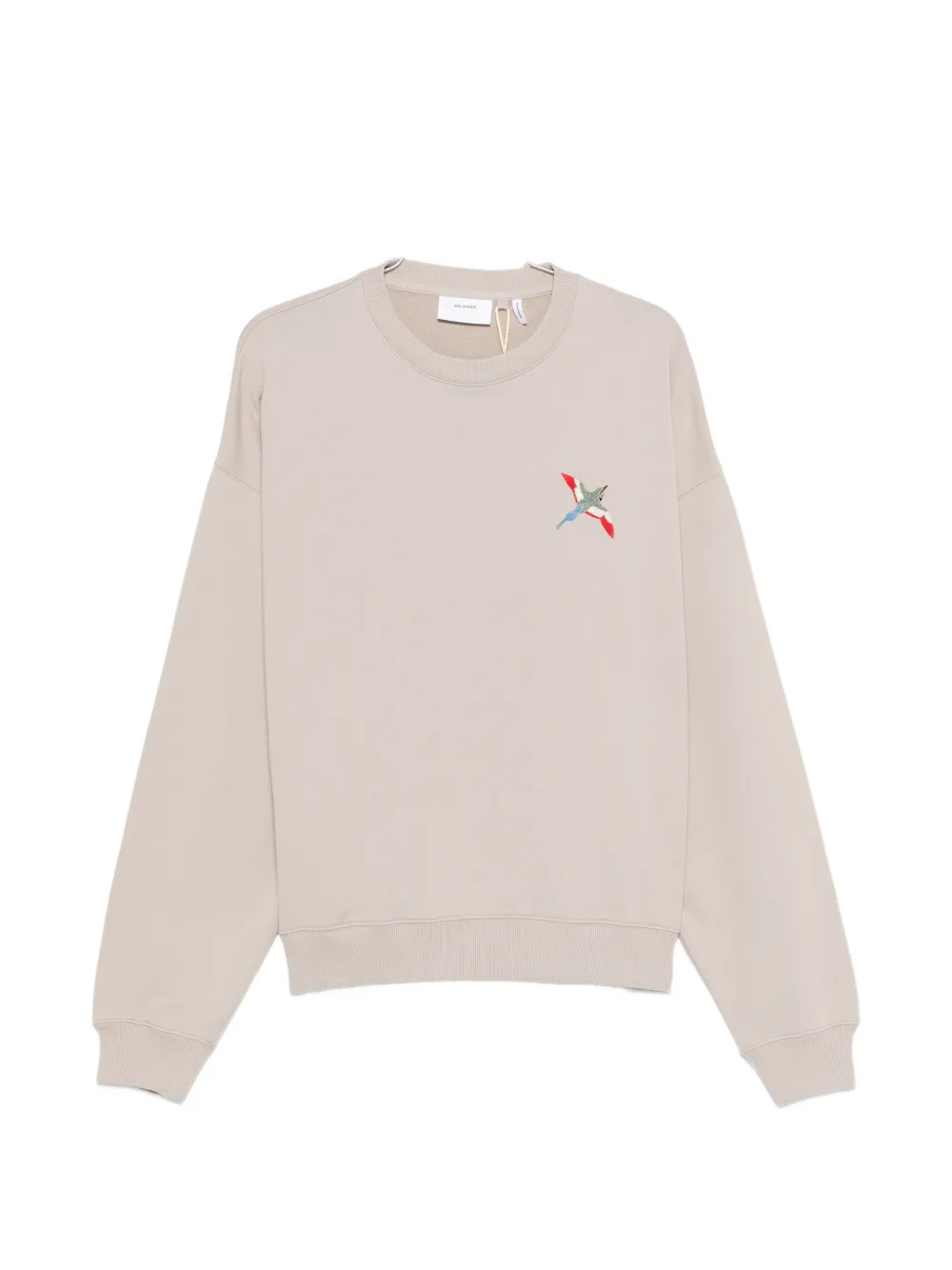 Axel Arigato embroidered crew-neck sweatshirt – Neutrals