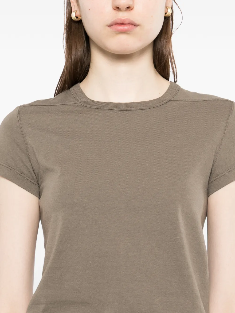 Rick Owens Level T-shirt Bruin