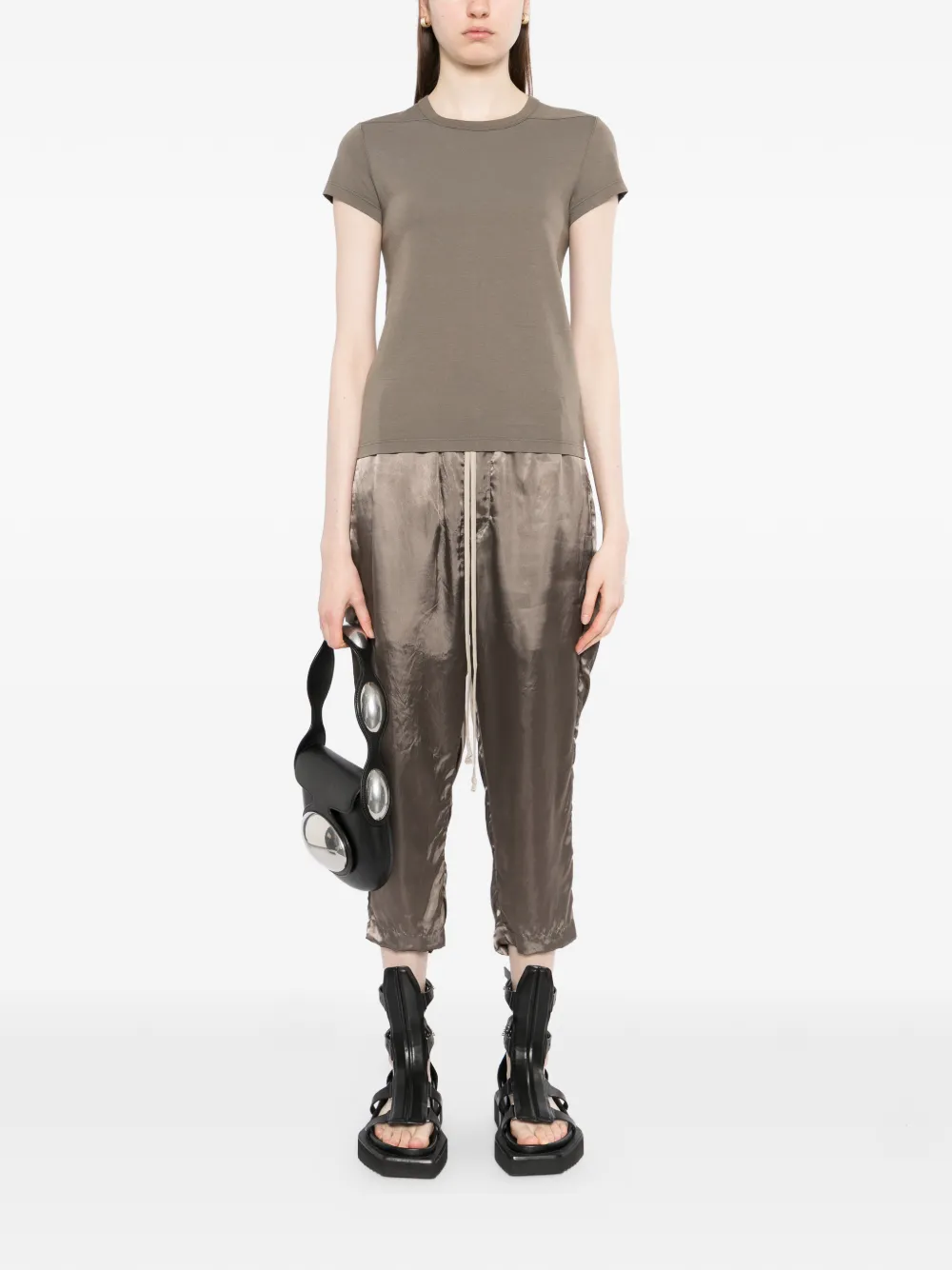 Rick Owens Level T-shirt Bruin
