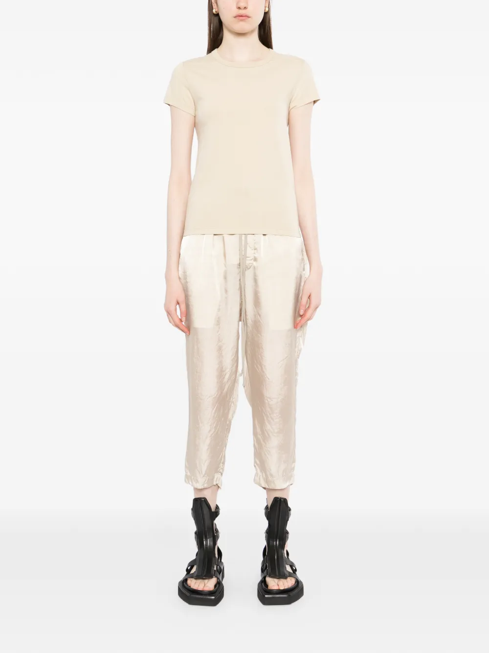 Rick Owens Astaires cropped broek Beige