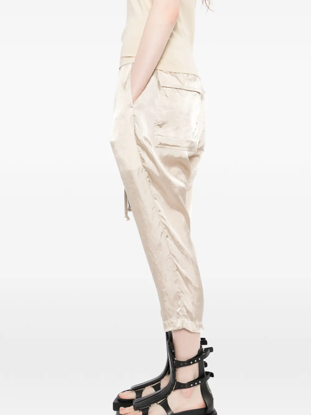 Rick Owens Astaires cropped broek Beige