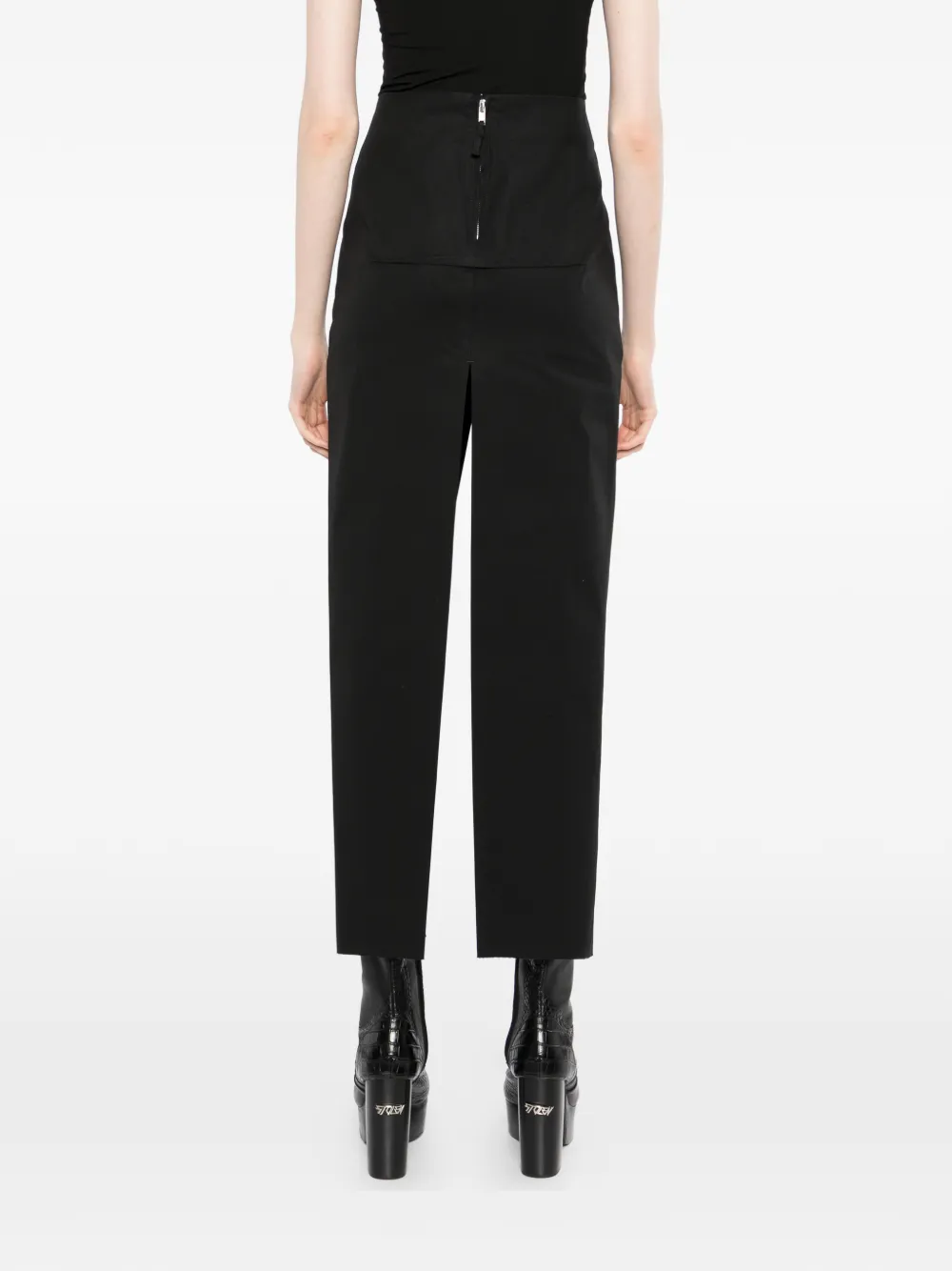Rick Owens Rok met split Zwart
