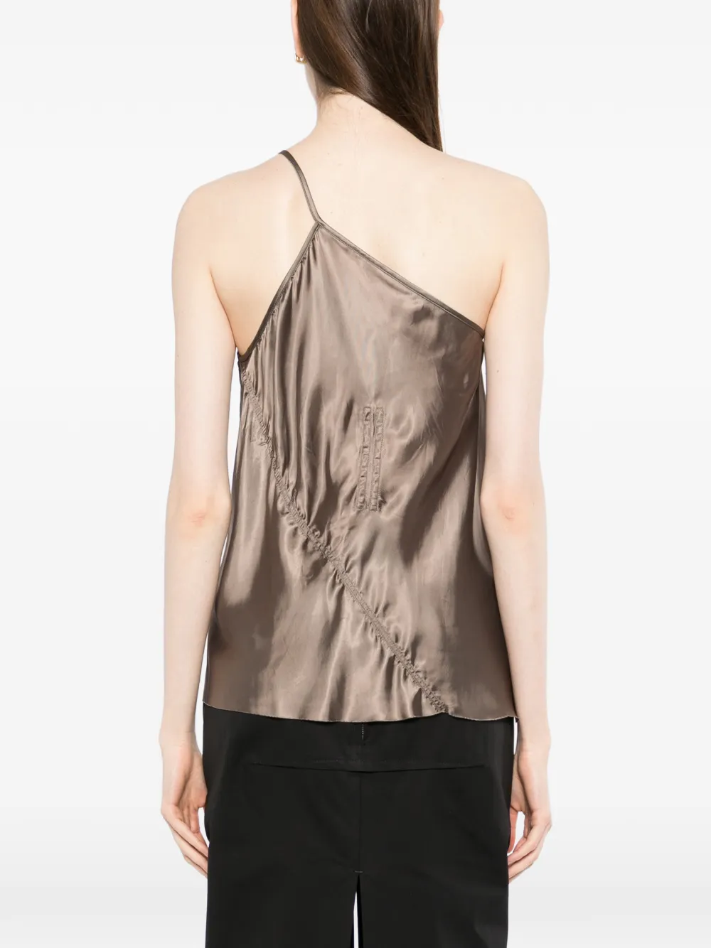 Rick Owens Asymmetrische top Bruin