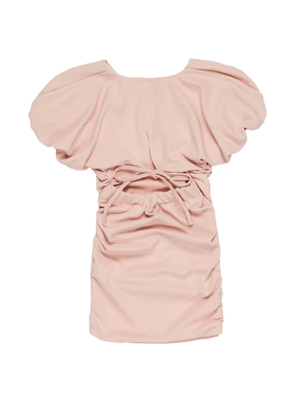 Puff Sleeve Gathered Dress