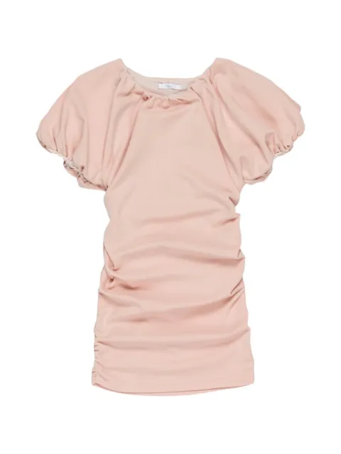 Miss Grant Kids puff sleeve gathered dress