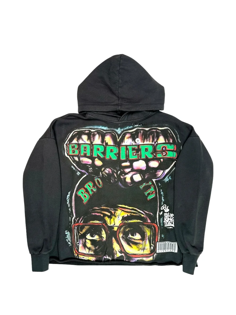 BARRIERS x King Phade x Spike Lee Felpa con stampa grafica - Nero