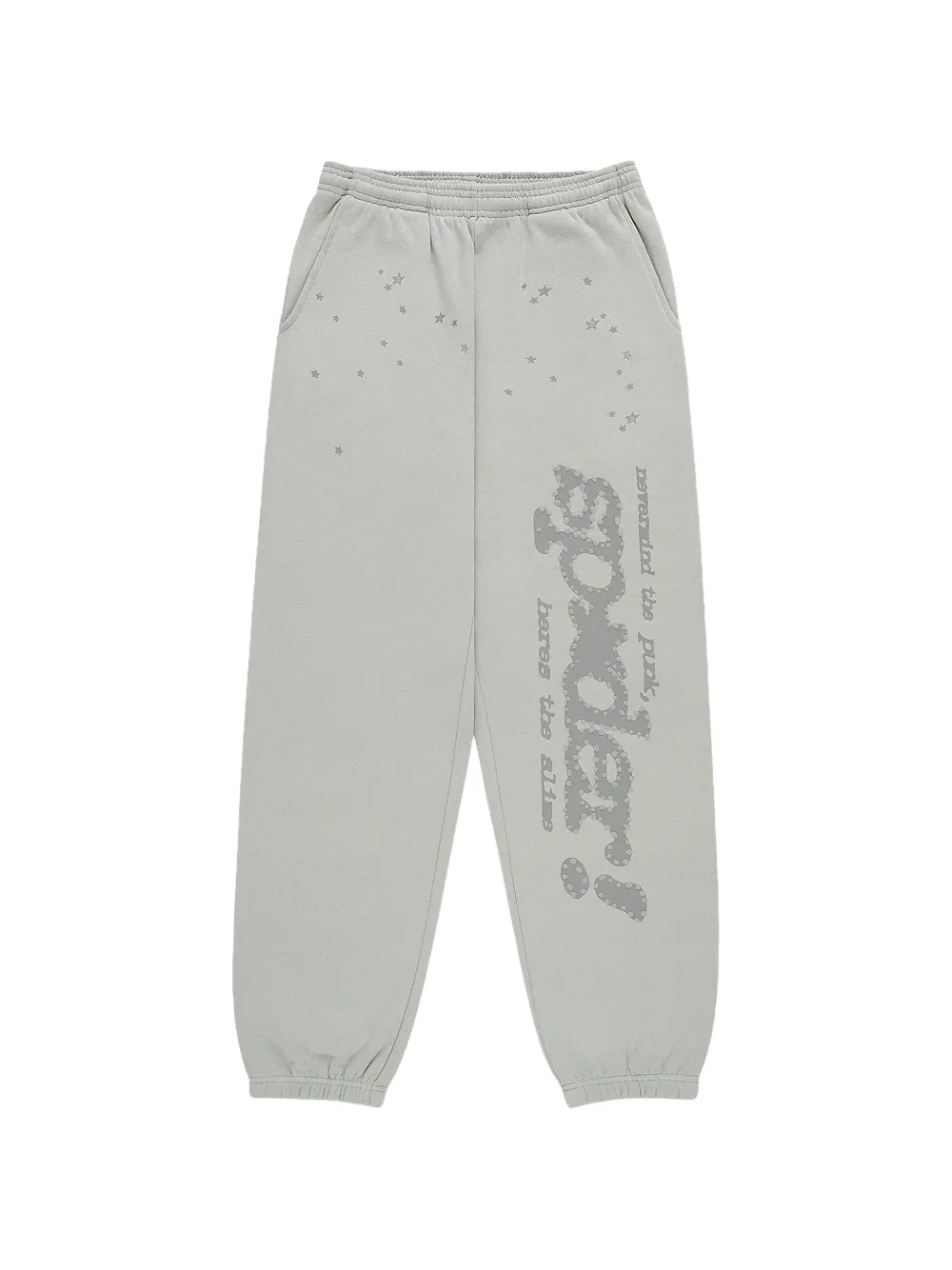 Sp5der Tonal Sport Track Pants In Gray