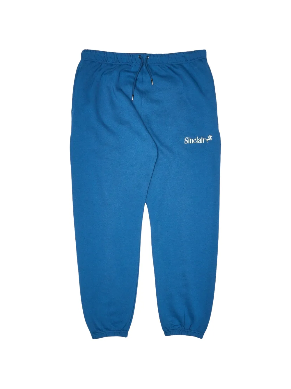 Sinclair embroidered logo sweatpants - Blu