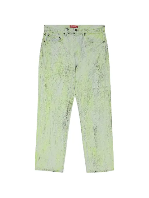 Supreme crackle regular jeans