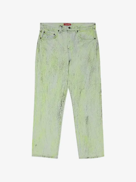 Supreme crackle regular jeans