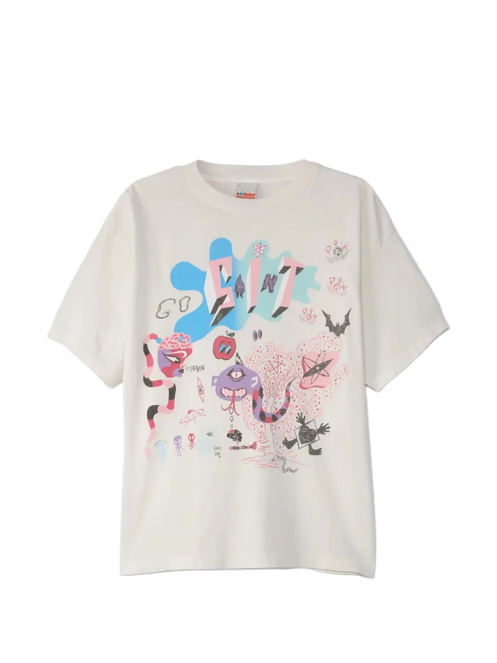 SAINT MXXXXXX short-sleeve T-shirt - Bianco