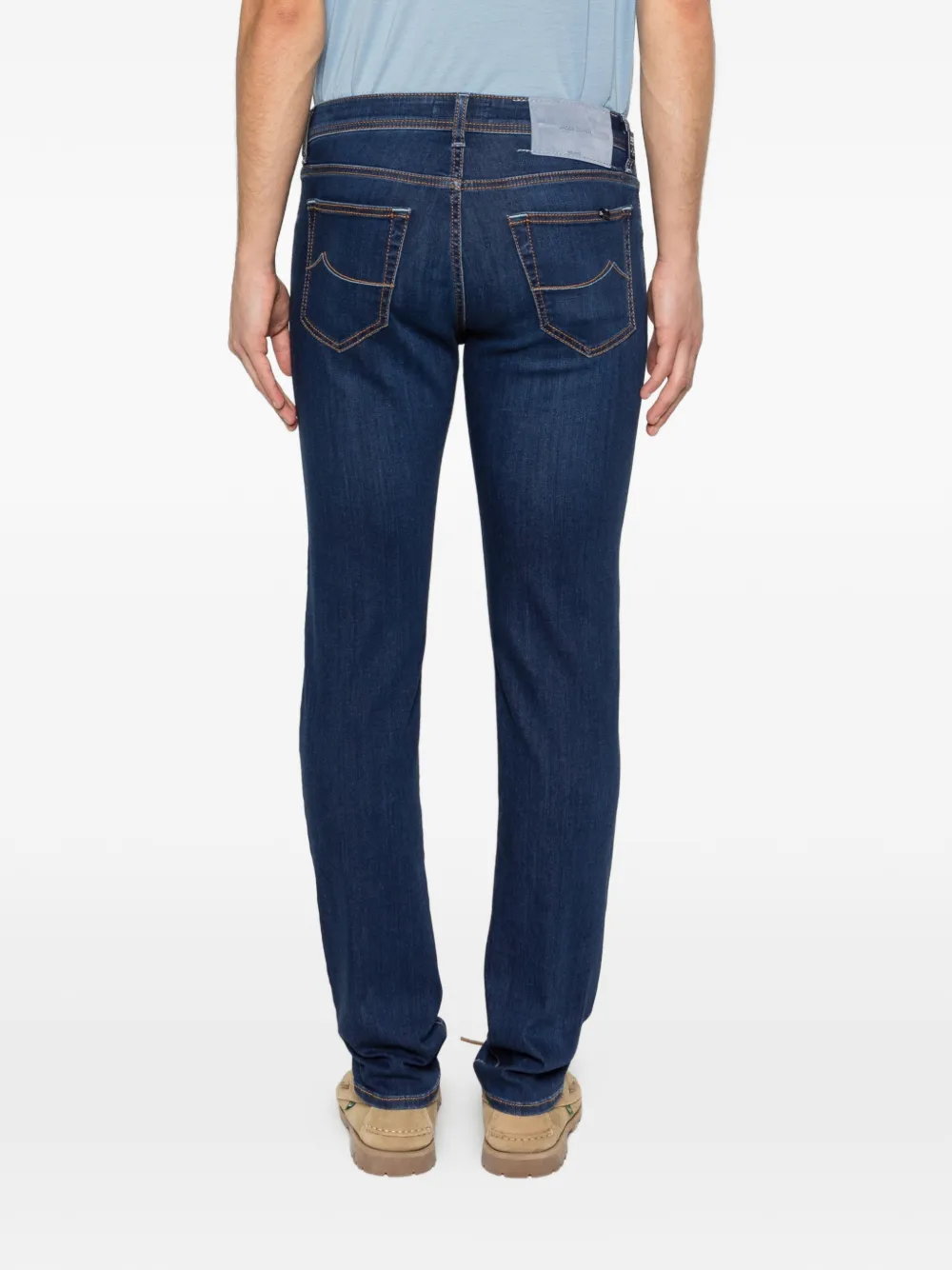 Jacob Cohën Nick jeans met vervaagd effect Blauw