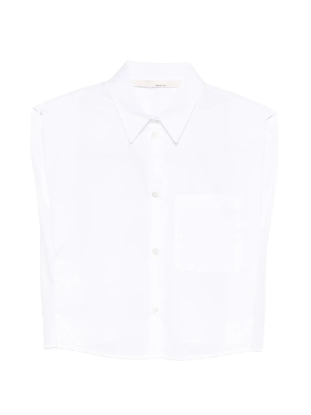 Tela Sleeveless White Shirt