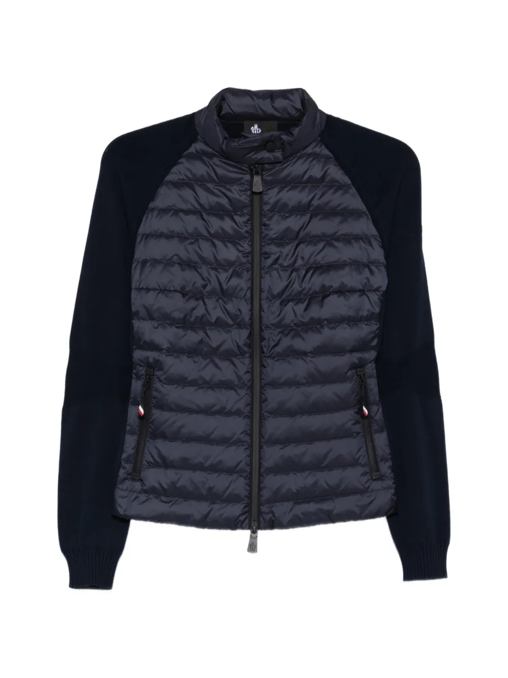 Moncler Grenoble Gewatteerd jack met rits Blauw