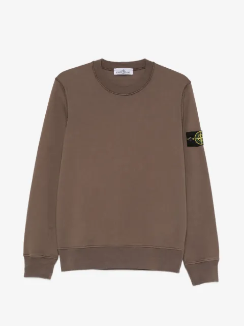 Stone Island logo-patch sweatshirt
