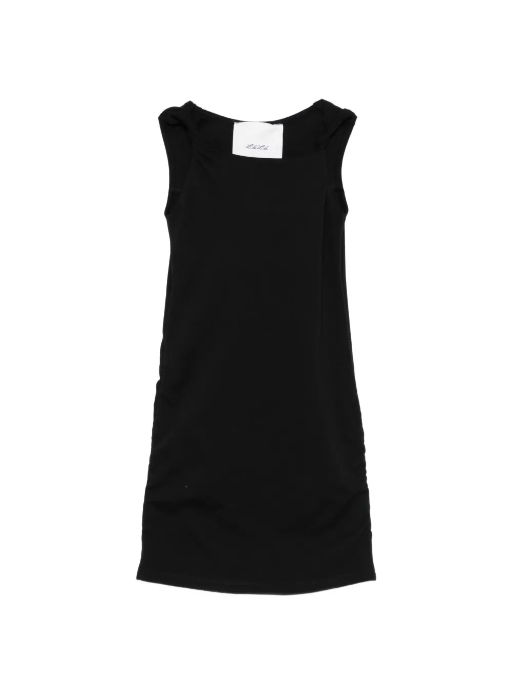 Miss Grant Kids knot-detail dress - Nero