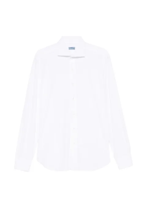Barba button-fastening long-sleeve shirt
